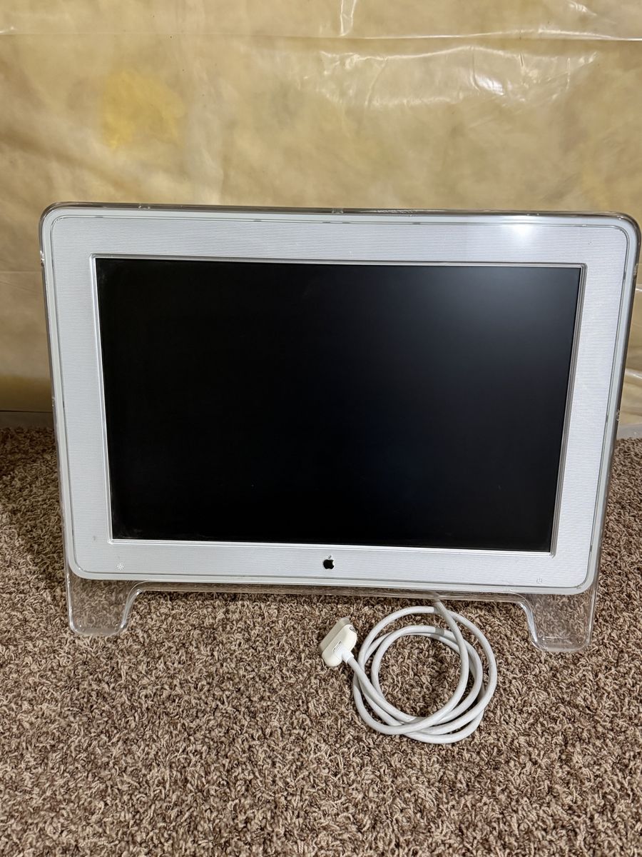 Apple Cinema Display 23” M8536 DVI Monitor Clear Stand