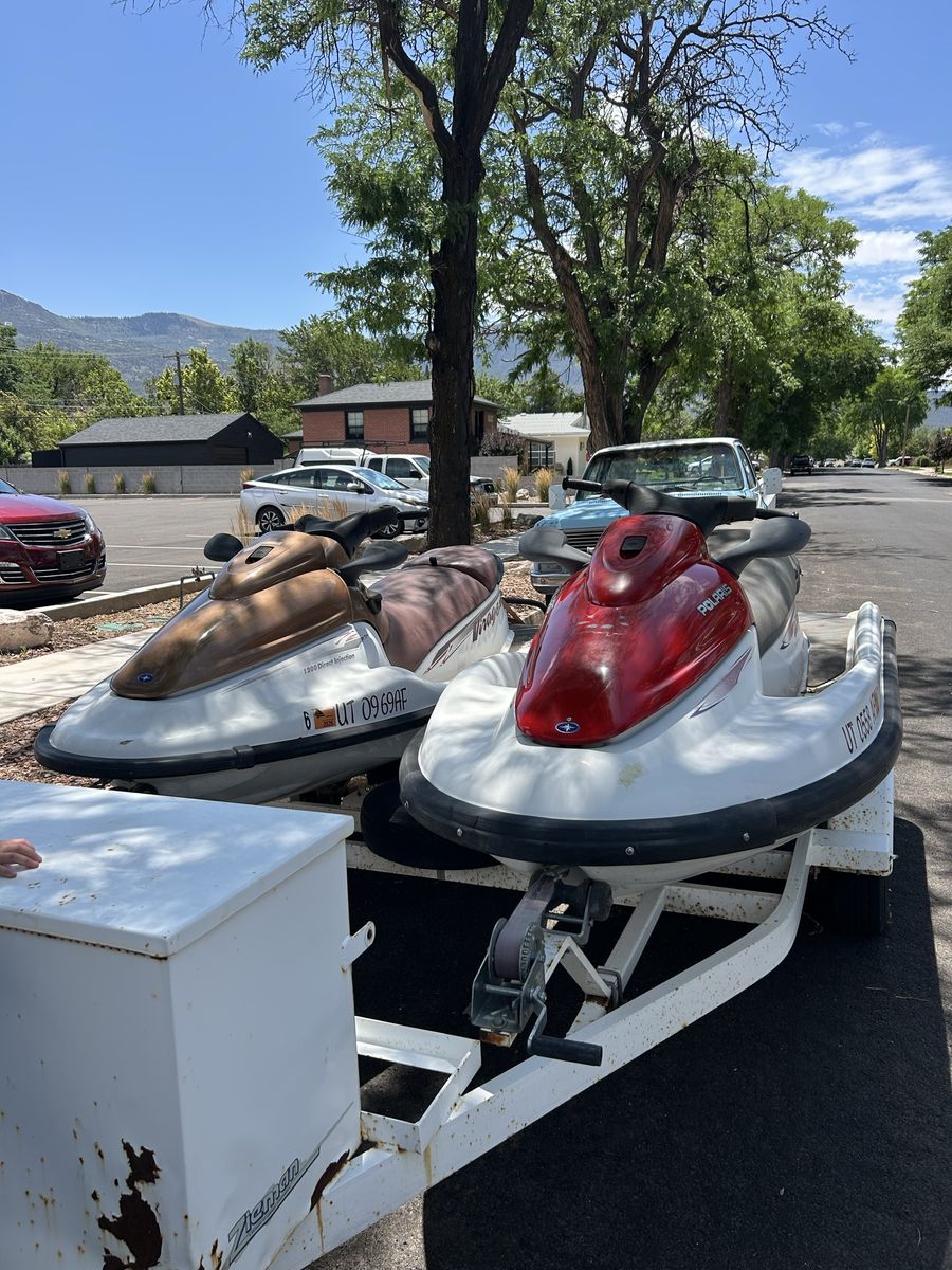 Polaris Genesis & Virage Personal Watercraft - Runs, with Trailer