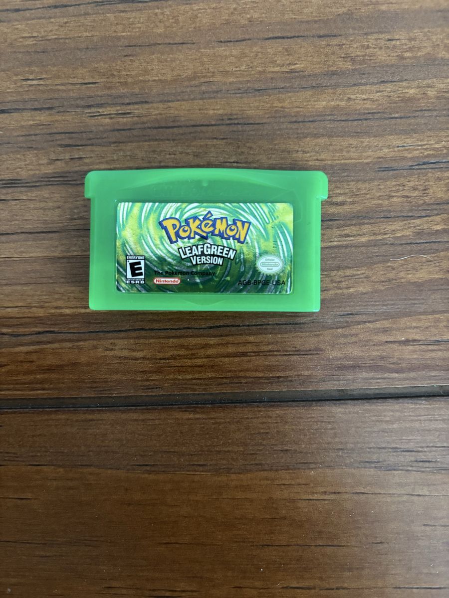Nintendo Pokemon LeafGreen Version Game Boy Advance (GBA) Game Cartridge
