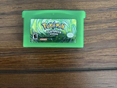 Nintendo Pokemon LeafGreen Version Game Boy Advance (GBA) Game Cartridge