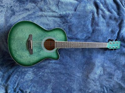 Archer II Acoustic Guitar Green Finish 6-String