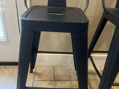 2 Metal Stools