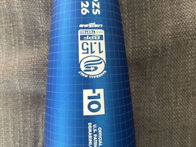 Blue Demarini baseball bat
