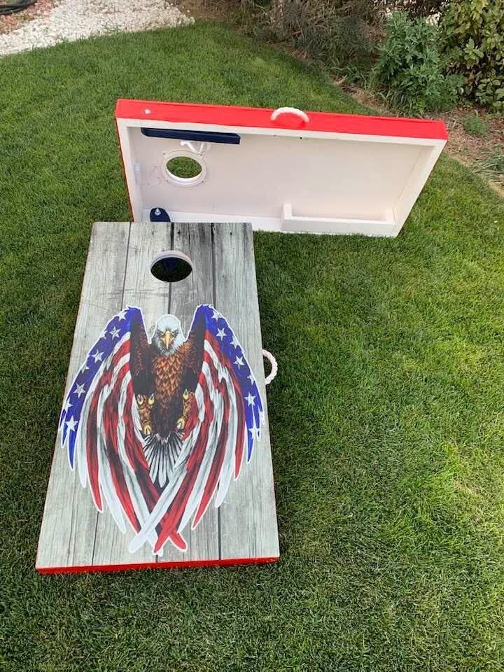 Cornhole boards custom made