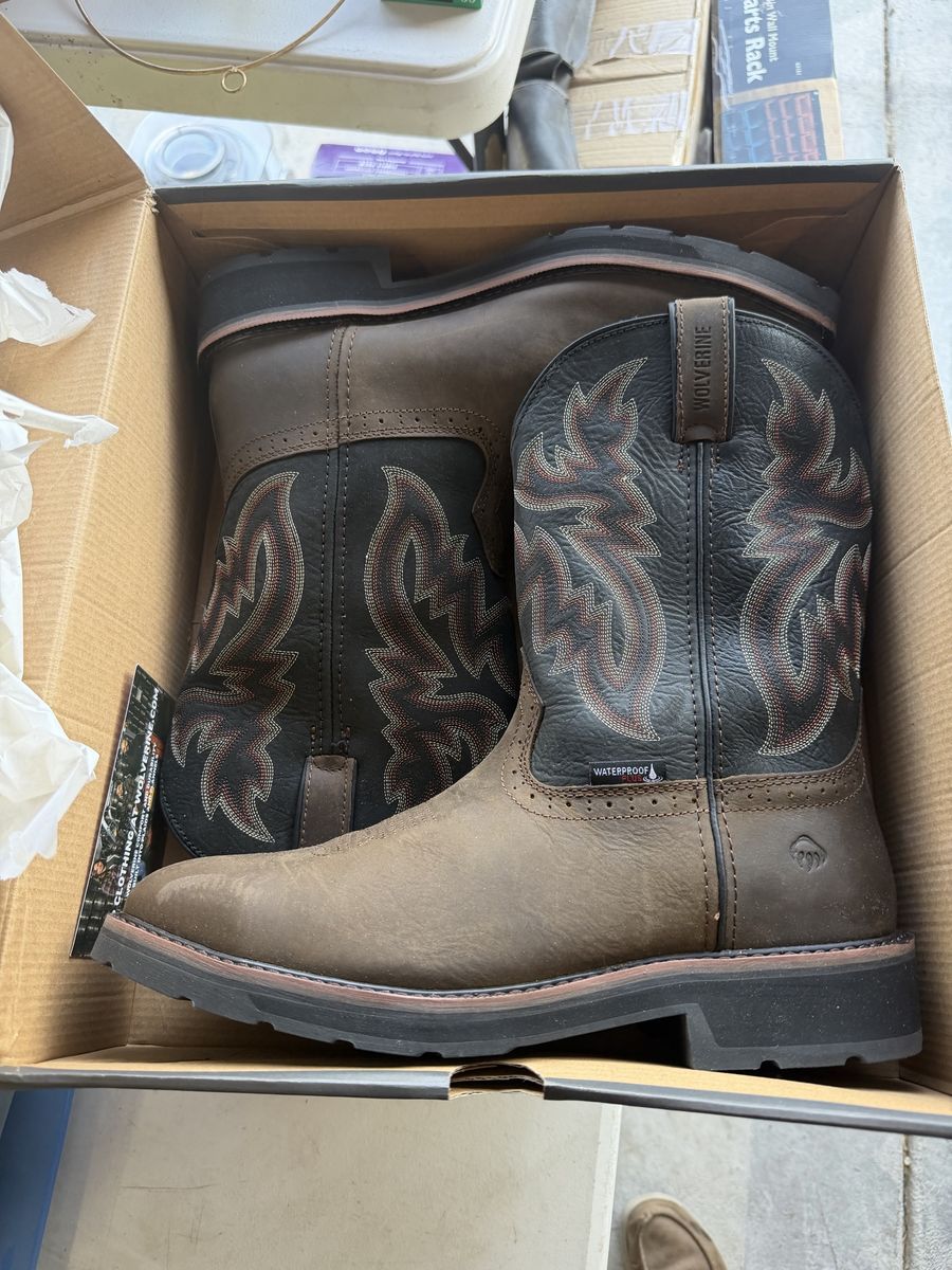 Wolverine Rancher WP Steel Toe work Boots, Men’s 11.5 (Brand New)