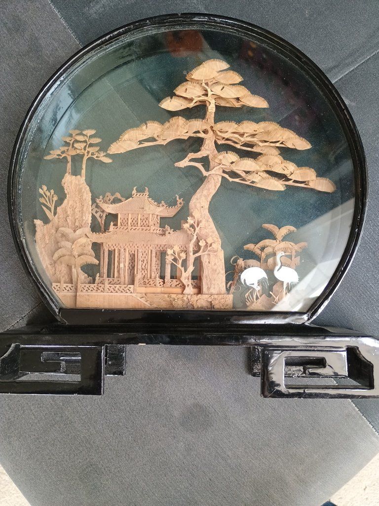 Chinese Cork Art Diorama