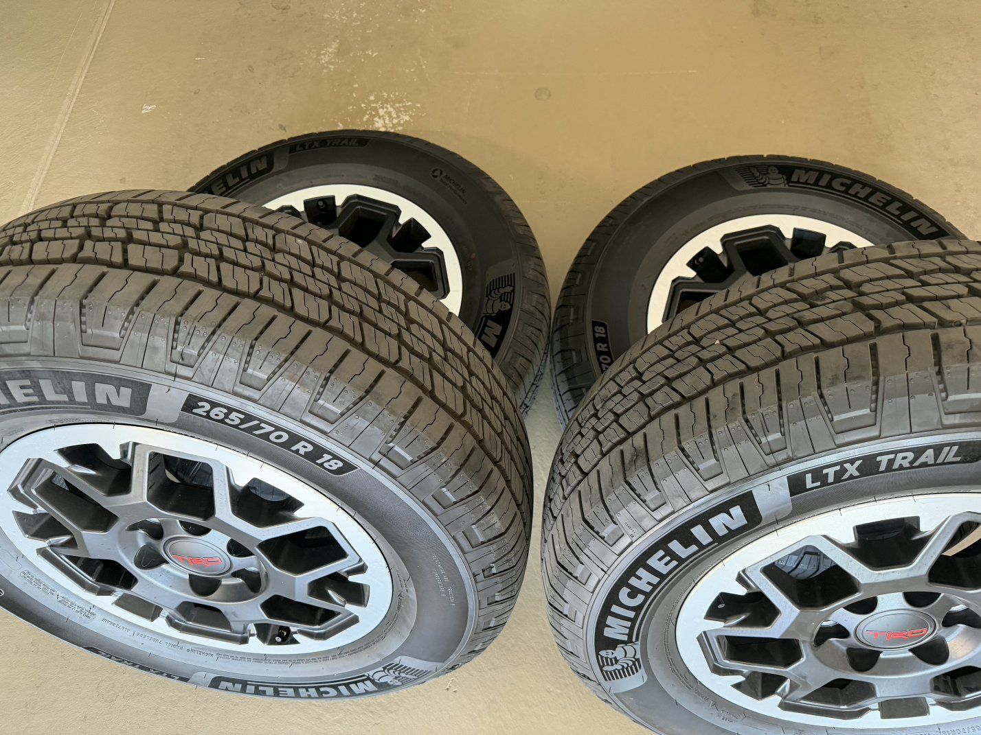 2026 Stock Toyota 4-Runner TRD Off Road Wheels & Tires 18"