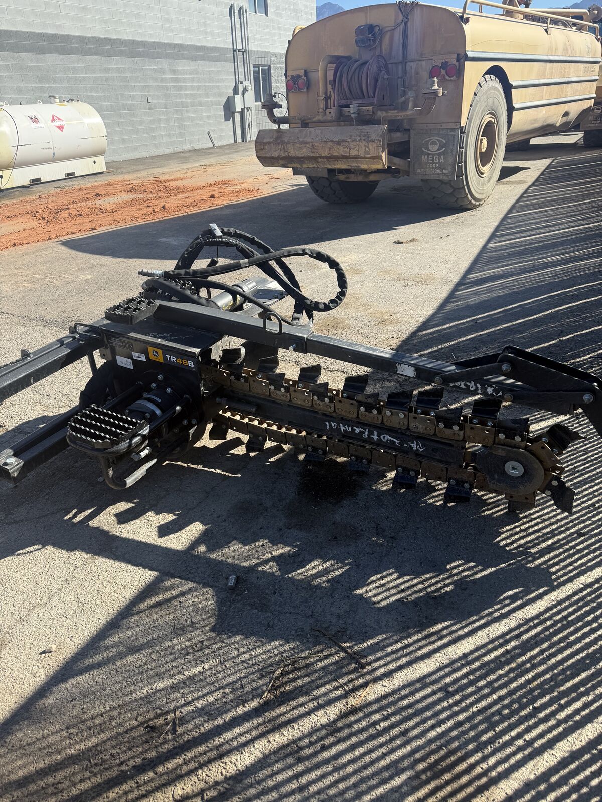 Attachments for Rent. Trencher, Bobcat Skid Steer Trencher