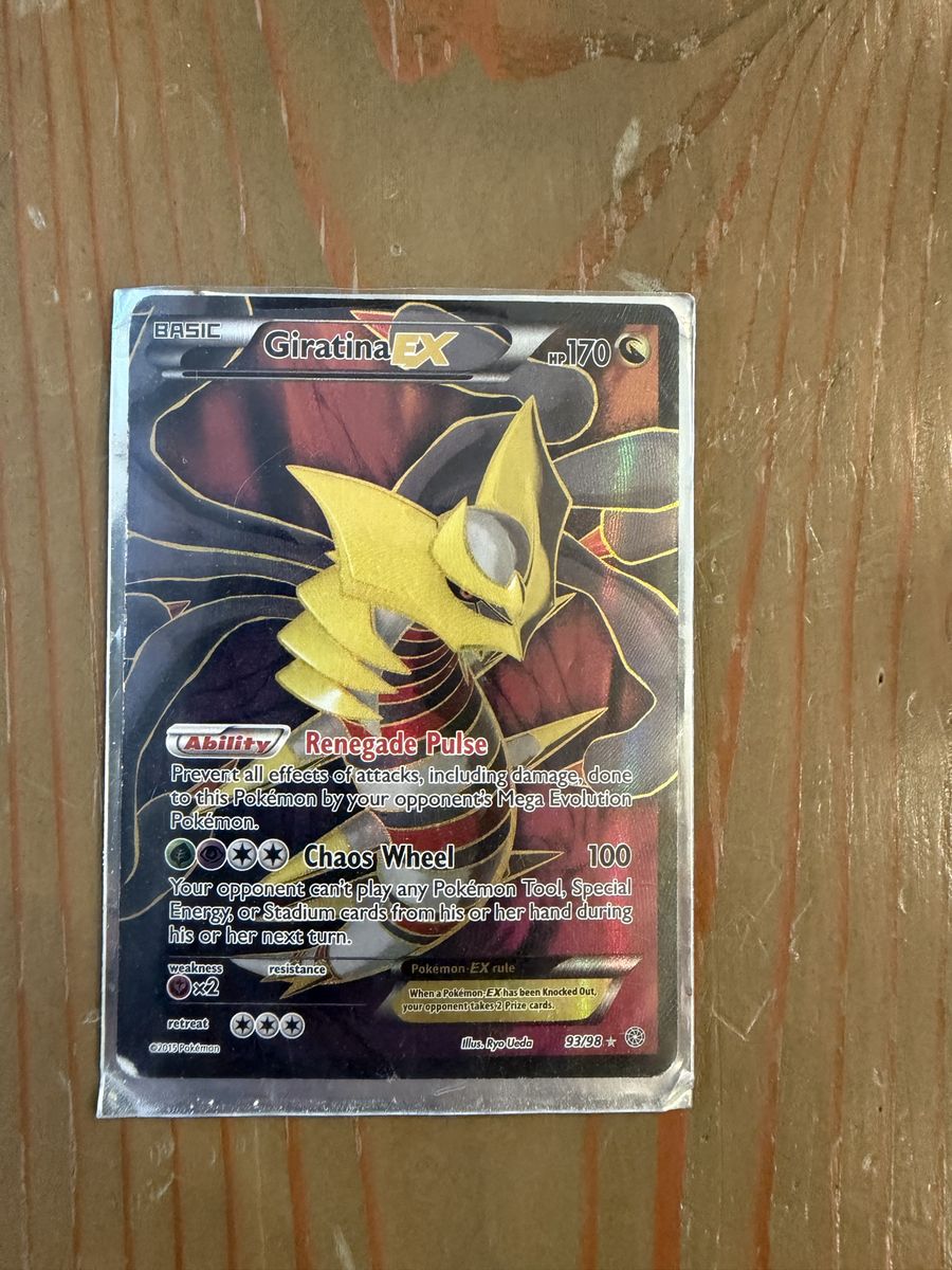 Pokémon Giratina EX Card (Basic, HP170, 93/98) - 2015