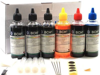 BCH Bulk Ink Refill Kit - Multiple Colors, High-Quality Printer Ink for Various Models