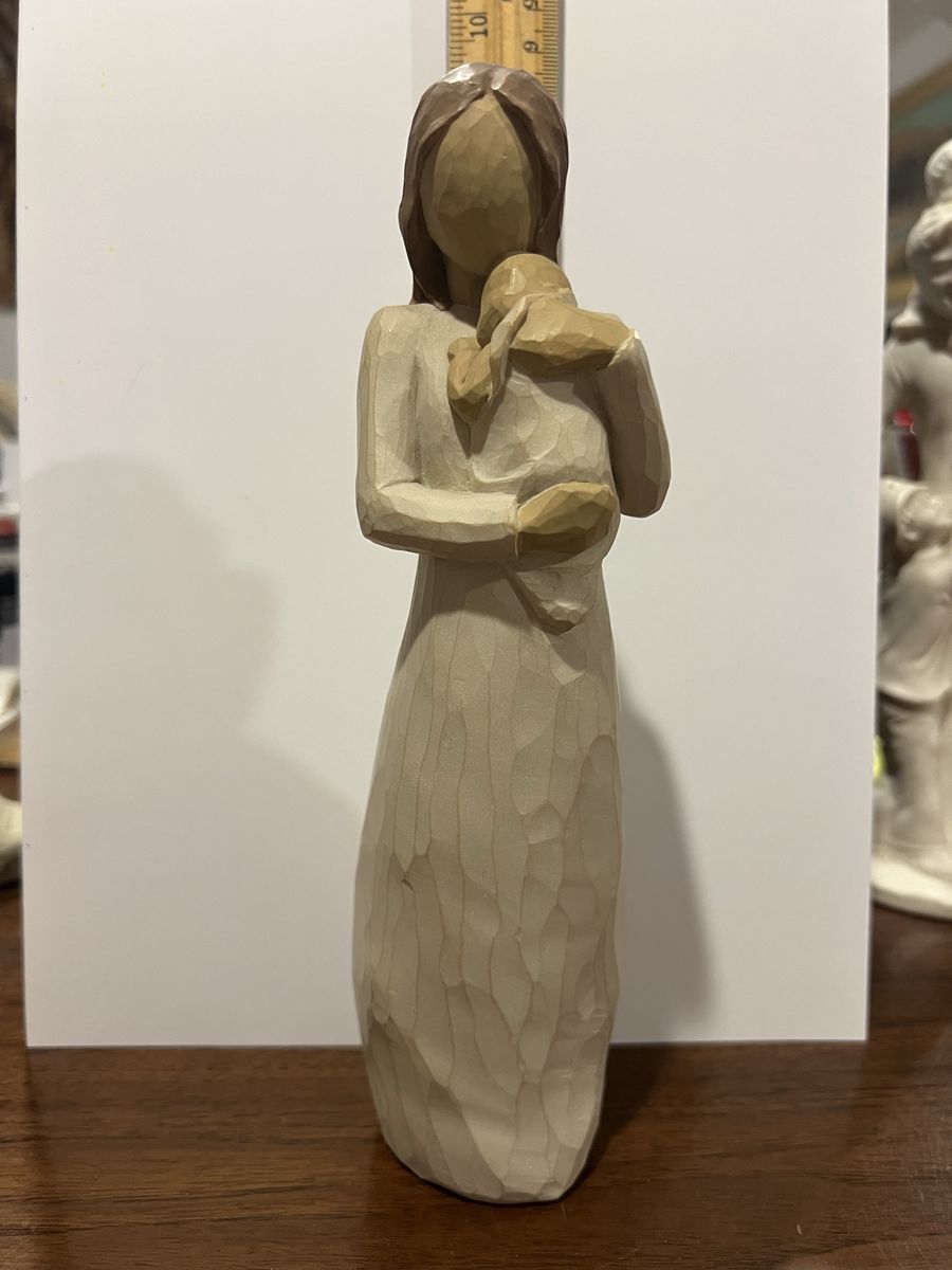 Willow Tree "Angel of Mine" Figurine by Susan Lordi - Mother & Baby Sculpture - DEMDACO