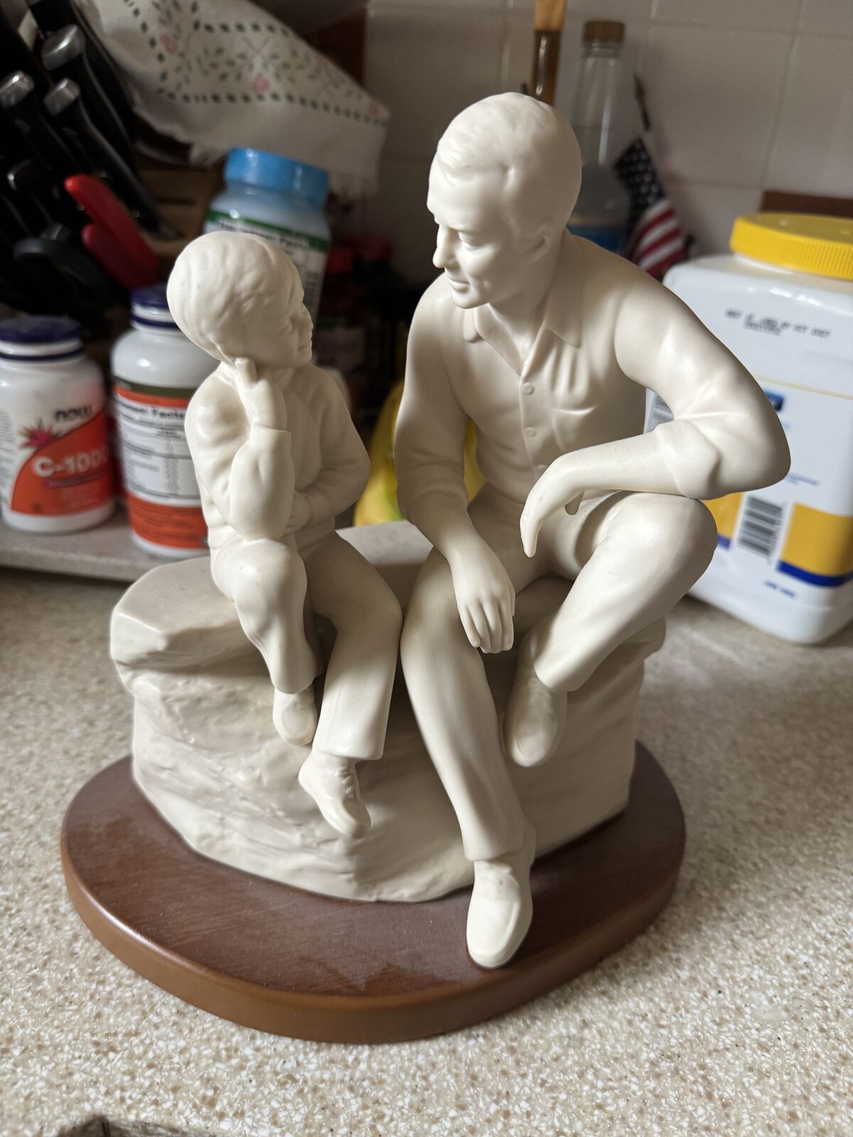 Hansen Classics "BRIDGES" small porcelain sculpture, 10"x10"