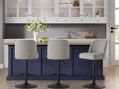 NEW!! 4 Adjustable Swivel Barstools - ALL 4 $300!