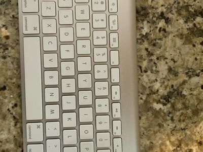 Apple Wireless Keyboard A1314 Bluetooth Aluminum White