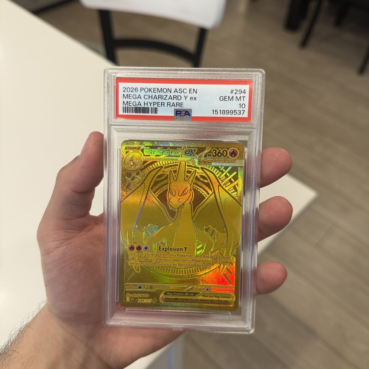 Mega Charizard Y ex PSA 10 Ascended Heroes
