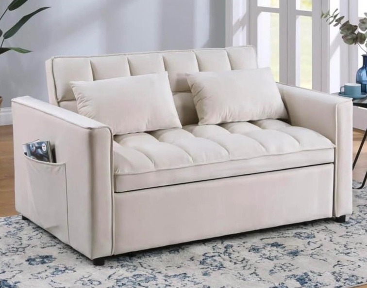 3-in-1 Convertible Pull-Out Sleeper Sofa Bed - Brand New in Box