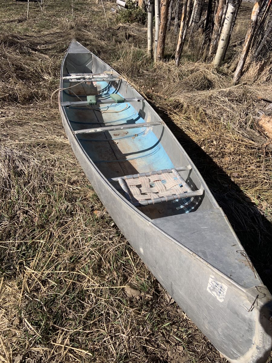 16 Foot Aluminum Canoe