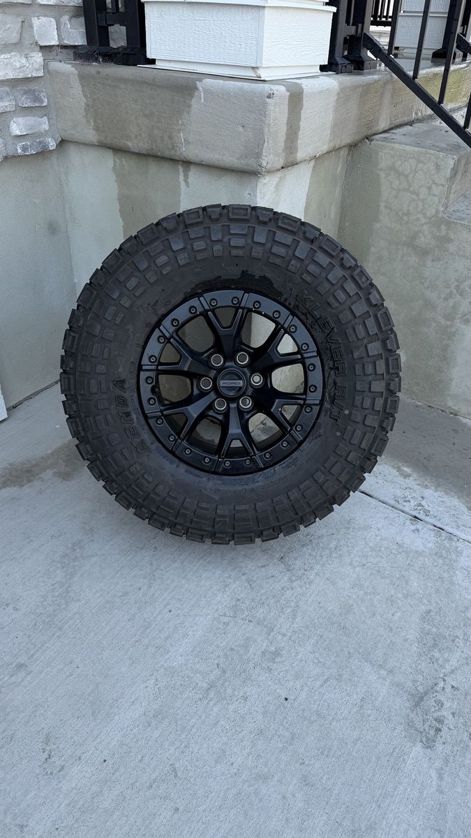 Ford F150 Raptor Rims and Tires 35/12.50R17 Kenda Klever RT Load E