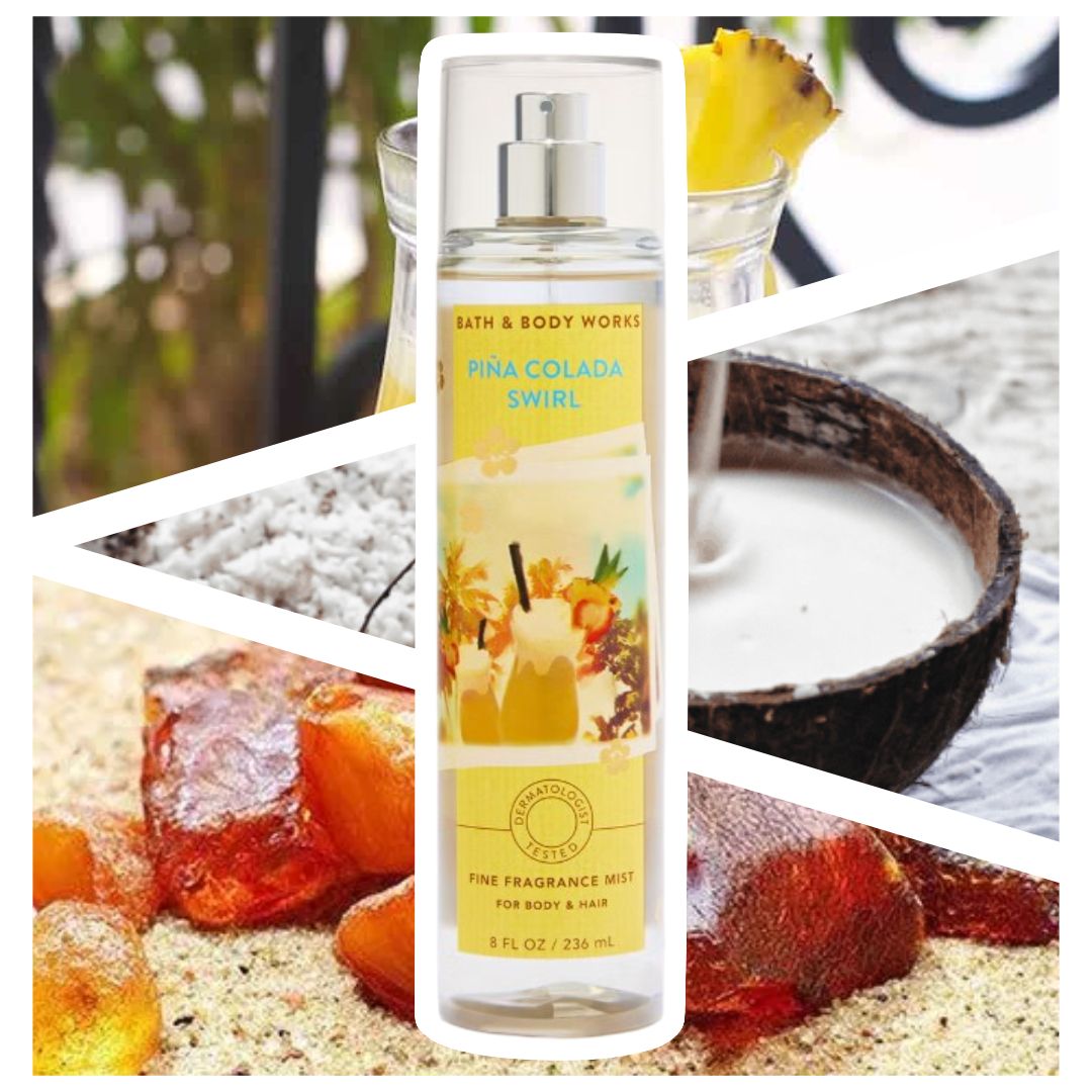 BATH & BODY WORKS -- PINA COLADA SWIRL
