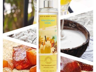 BATH & BODY WORKS -- PINA COLADA SWIRL