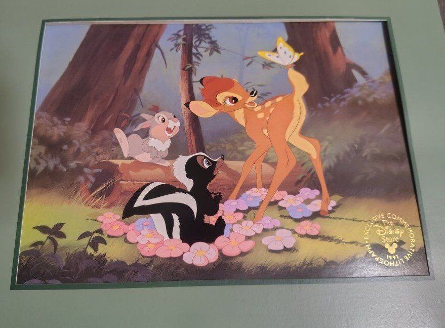 Bambi commemorative 1947 lithography