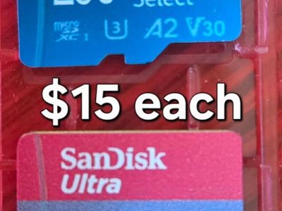 Nintendo Switch memory cards $15 each! Trades considered!
