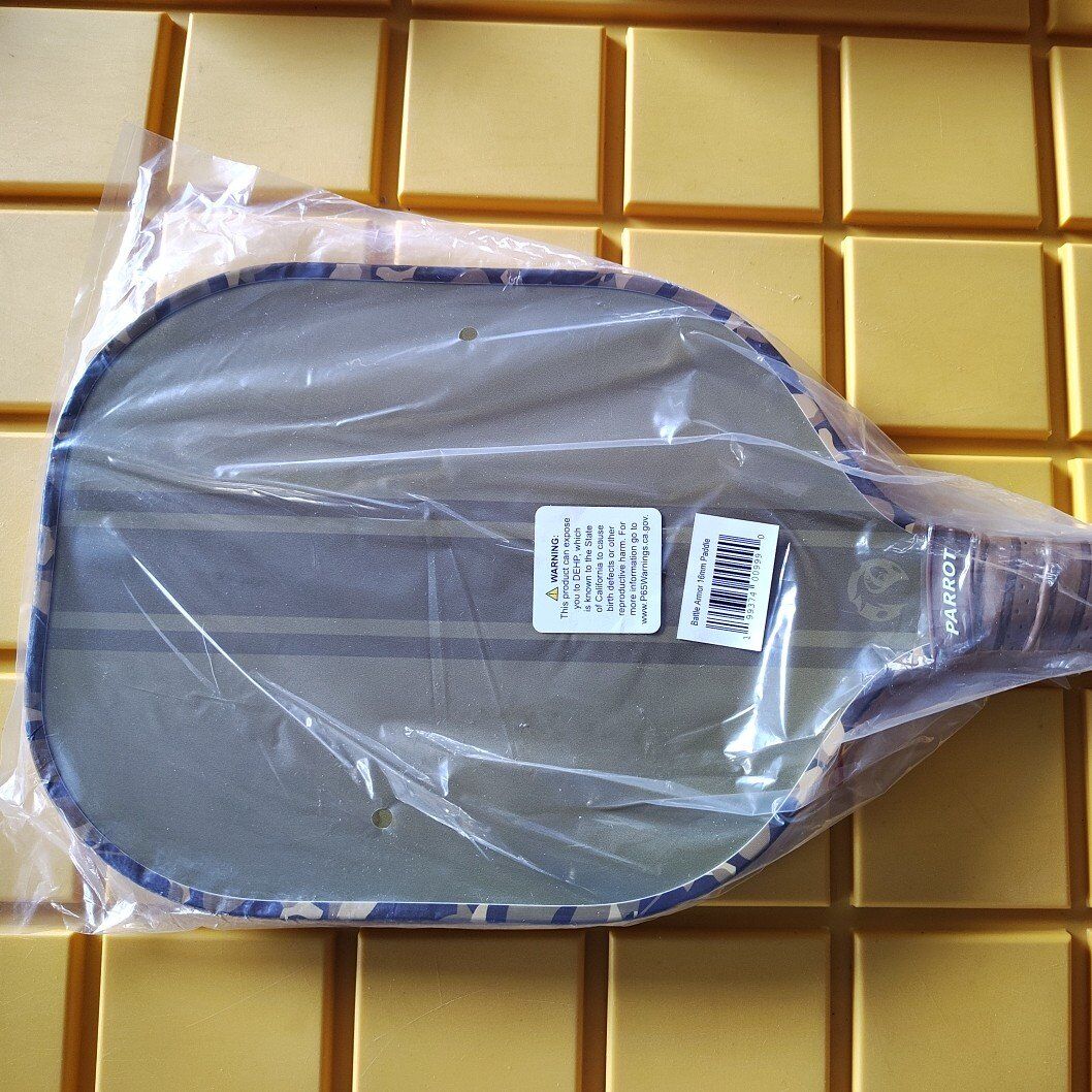 parrot battle armor 16 mm pickleball paddle new
