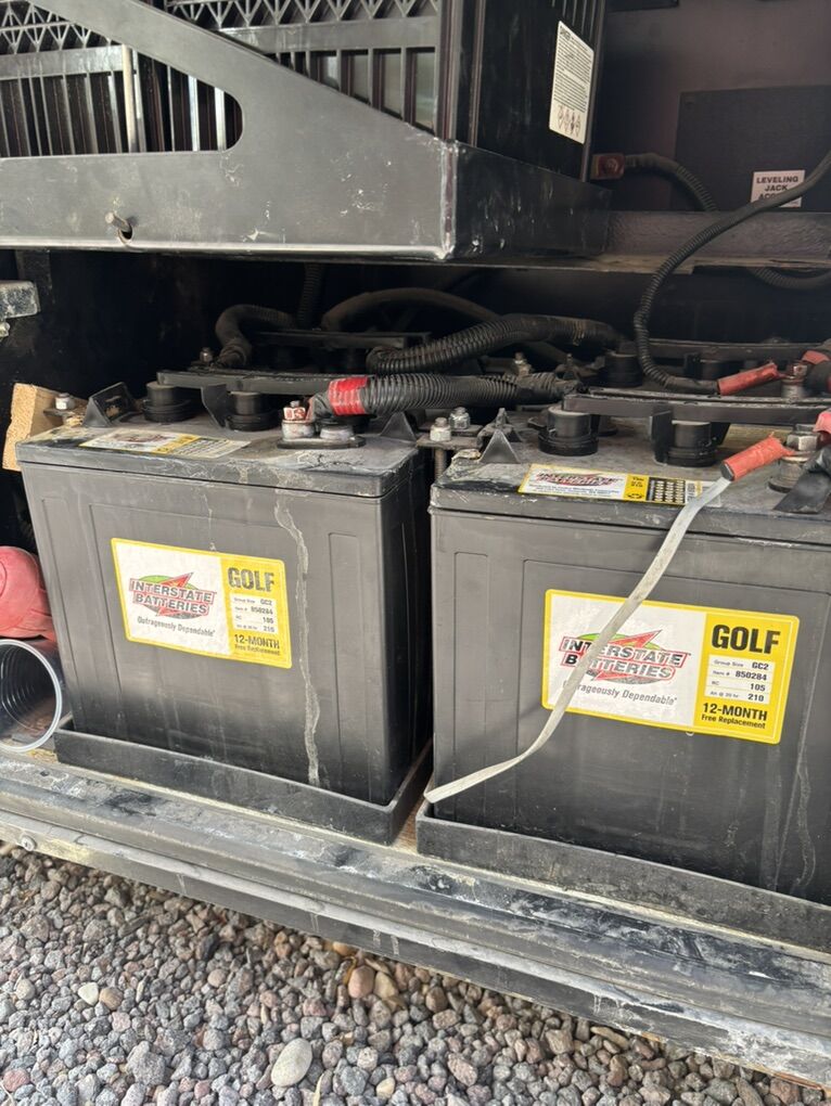 Battries Four 6 Volt Golf Or RV