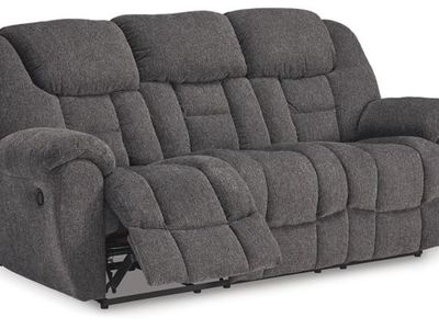 Foreside Reclining Sofa - Living Room Furniture - Action Home Furniture