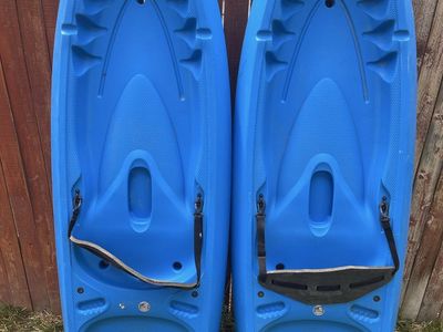 Lifetime Youth Wave 6' Sit-On-Top Kayak, Blue - 2 Pack