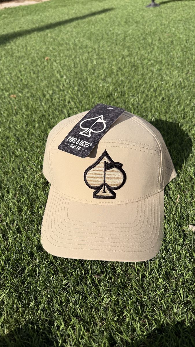 PINS & ACES Golf Co. Sand Spade Golf Hat - One Size Fits All Snapback, New with Tags