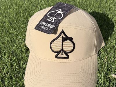 PINS & ACES Golf Co. Sand Spade Golf Hat - One Size Fits All Snapback, New with Tags