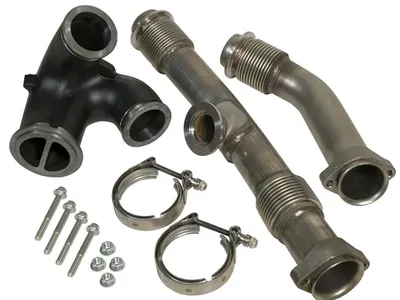 BD Diesel UpPipes Kit w/EGR Connector for 2004.5-2007 Ford 6.0L Powerstroke F-250 F-350 Power Stroke F250 F350 BDD 1043918