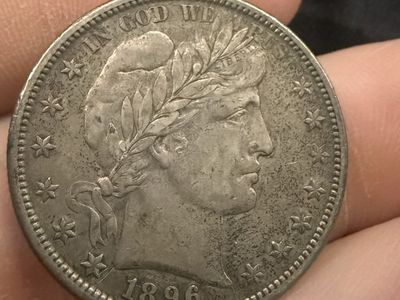 1896 S barber half dollar