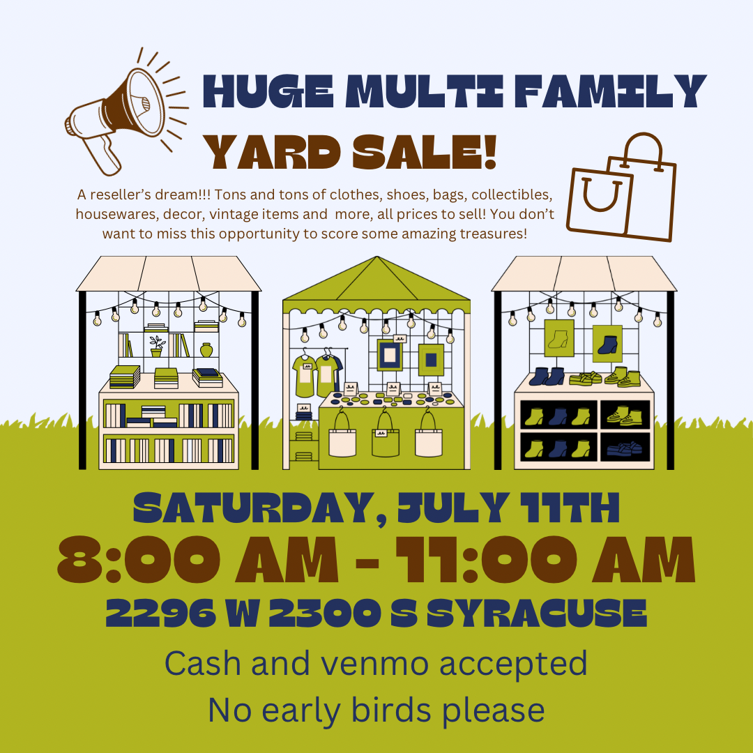 Huge Multi-Family Yard Sale