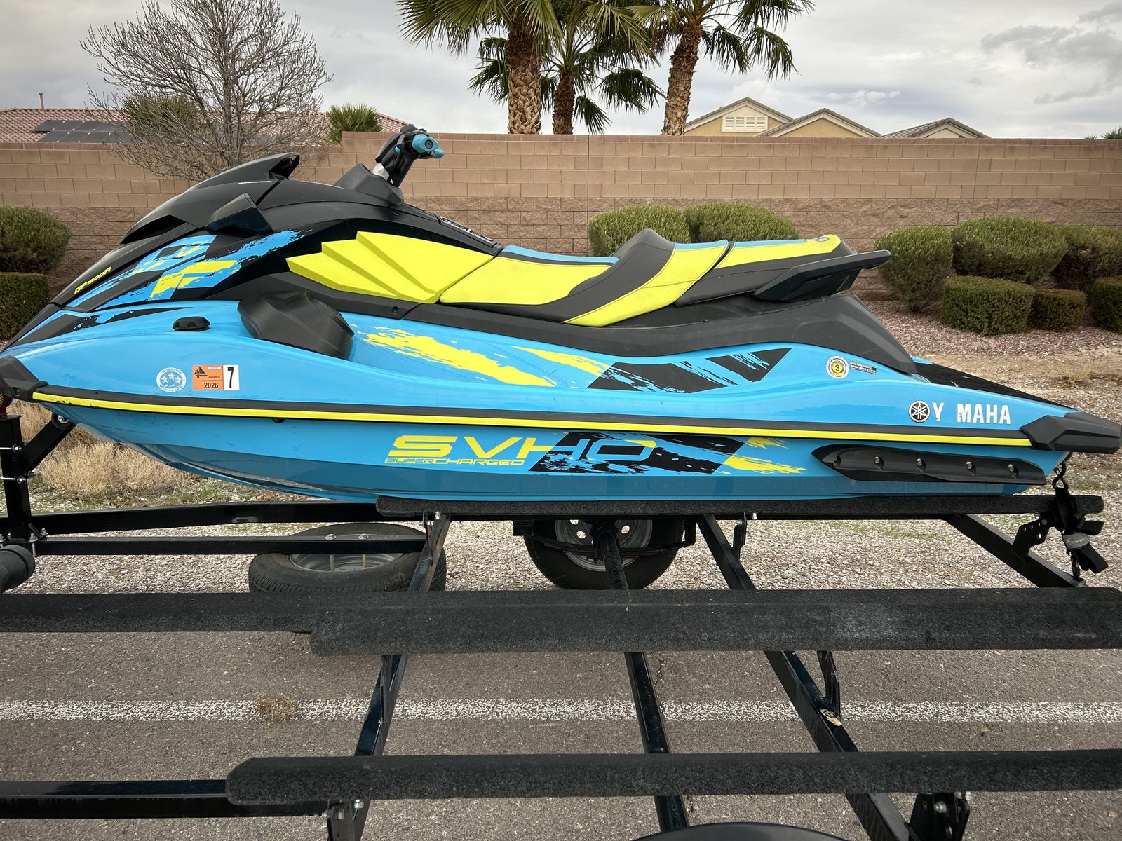 2022 Yamaha GP1800R with trailer and low hours