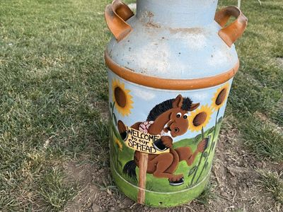 Milk can. Large