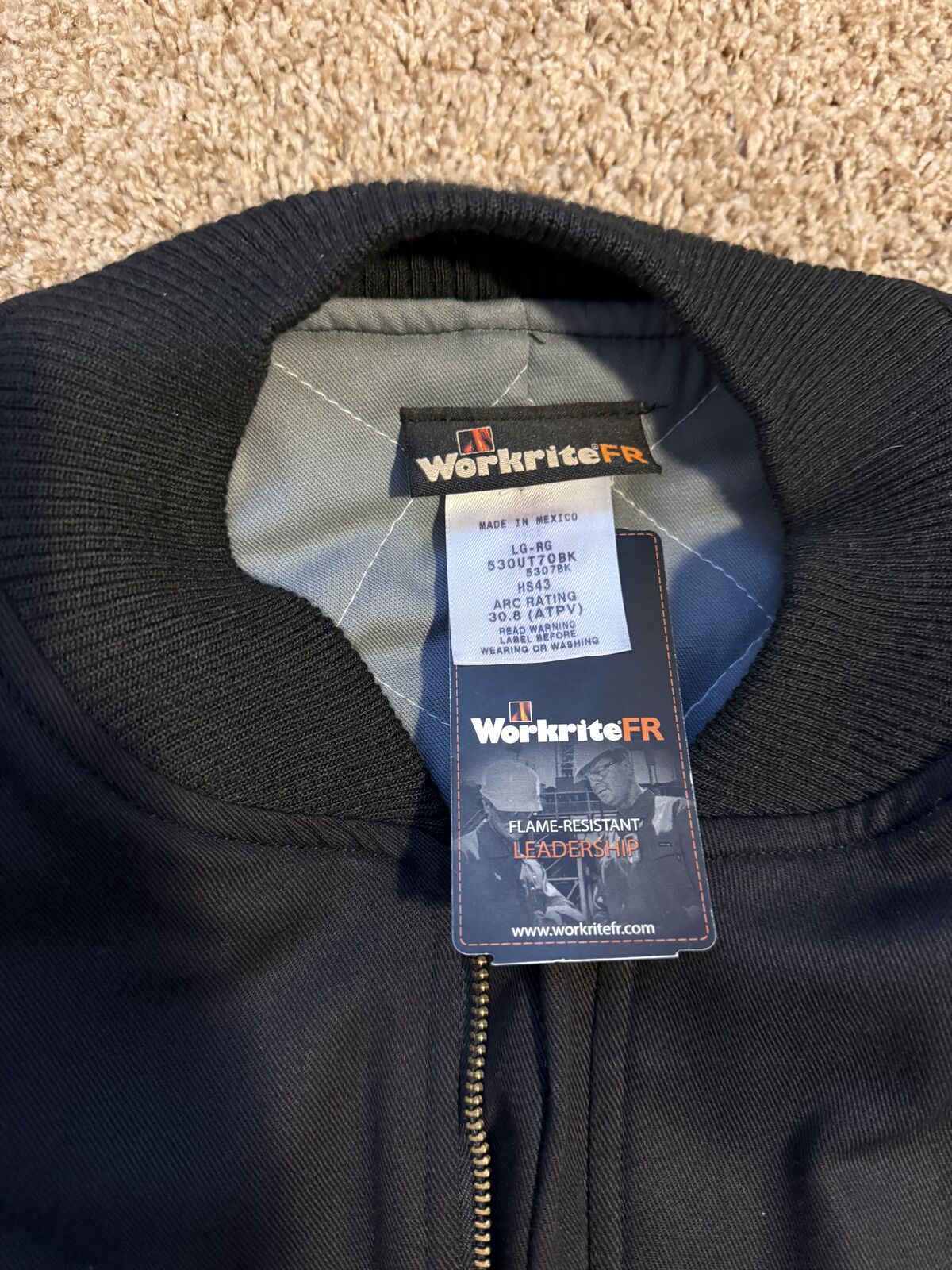 Workrite FR Flame Resistant Jacket ***NEW with Tags***