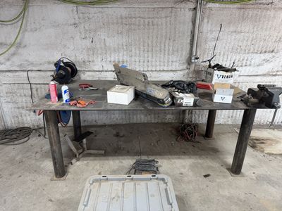 4'X8' Steel shop table's