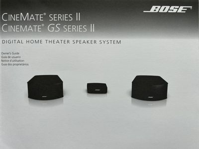 Bose CineMate Series 2 Home Theater Speaker System