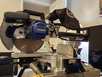 10" Kobalt sliding saw and stand