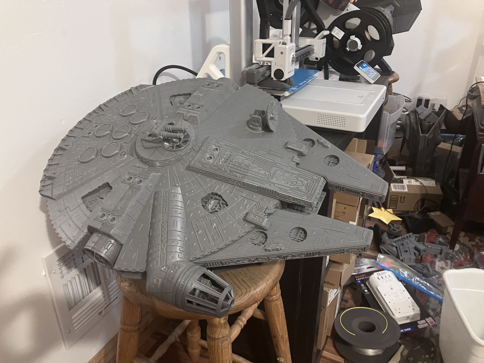 Millennium falcon 3-D printed model