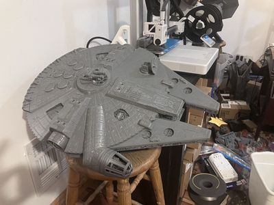 Millennium falcon 3-D printed model