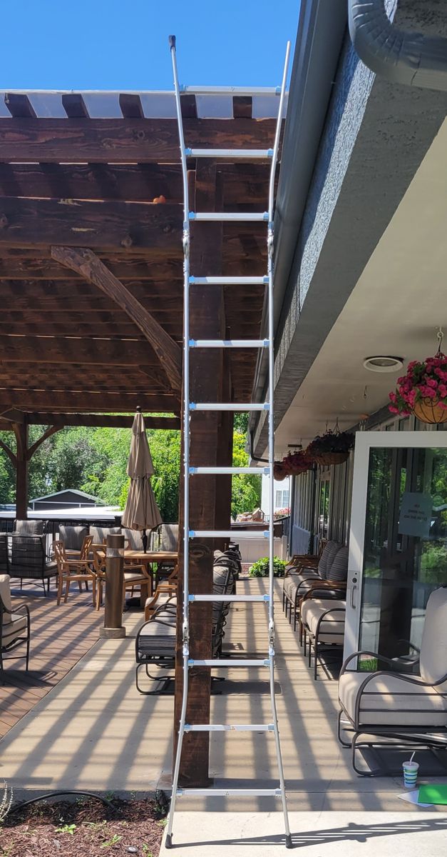 12 Foot Multi-Position Heavy Duty Aluminum Folding Ladder