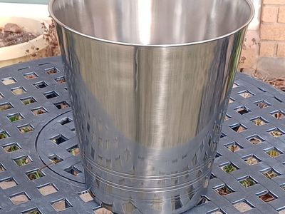 NEW Chrome Waist Basket