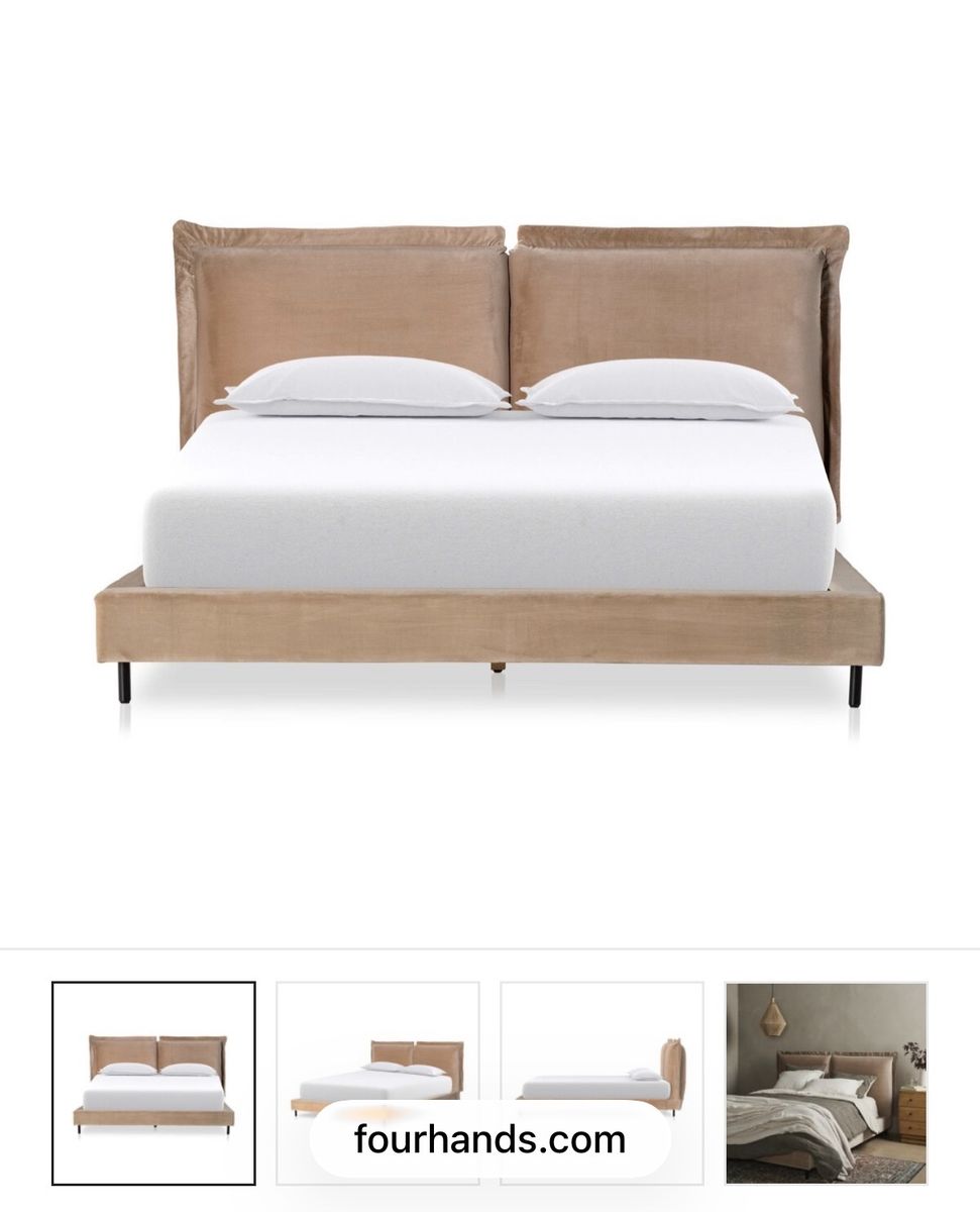 Inwood King Bed in Surrey Taupe