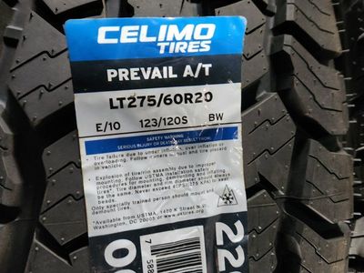 275/60r20 celimo prevail at
