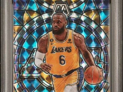 2022 Mosaic Lebron James Stained Glass PSA10 $450