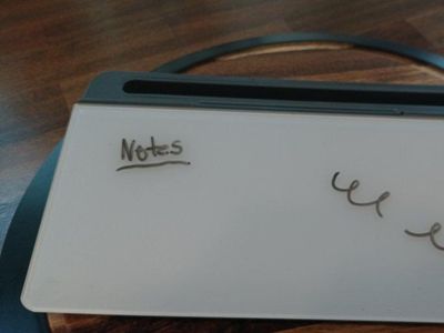 Desktop Whiteboard for quick note taking