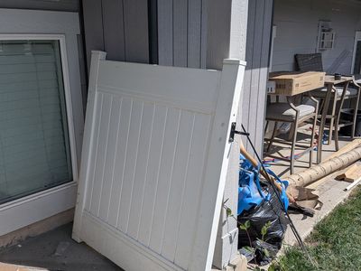 Bronco Fence vinyl gate